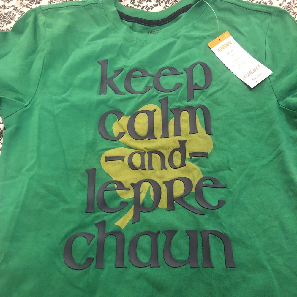 🖤leprechaun Tee size m St Patrick’s Gymboree NWT